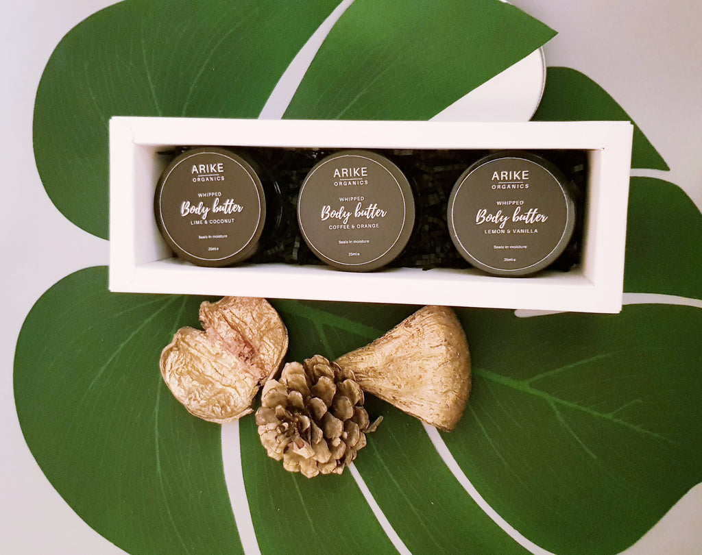 3 in 1 body butter gift box - Arike organics
