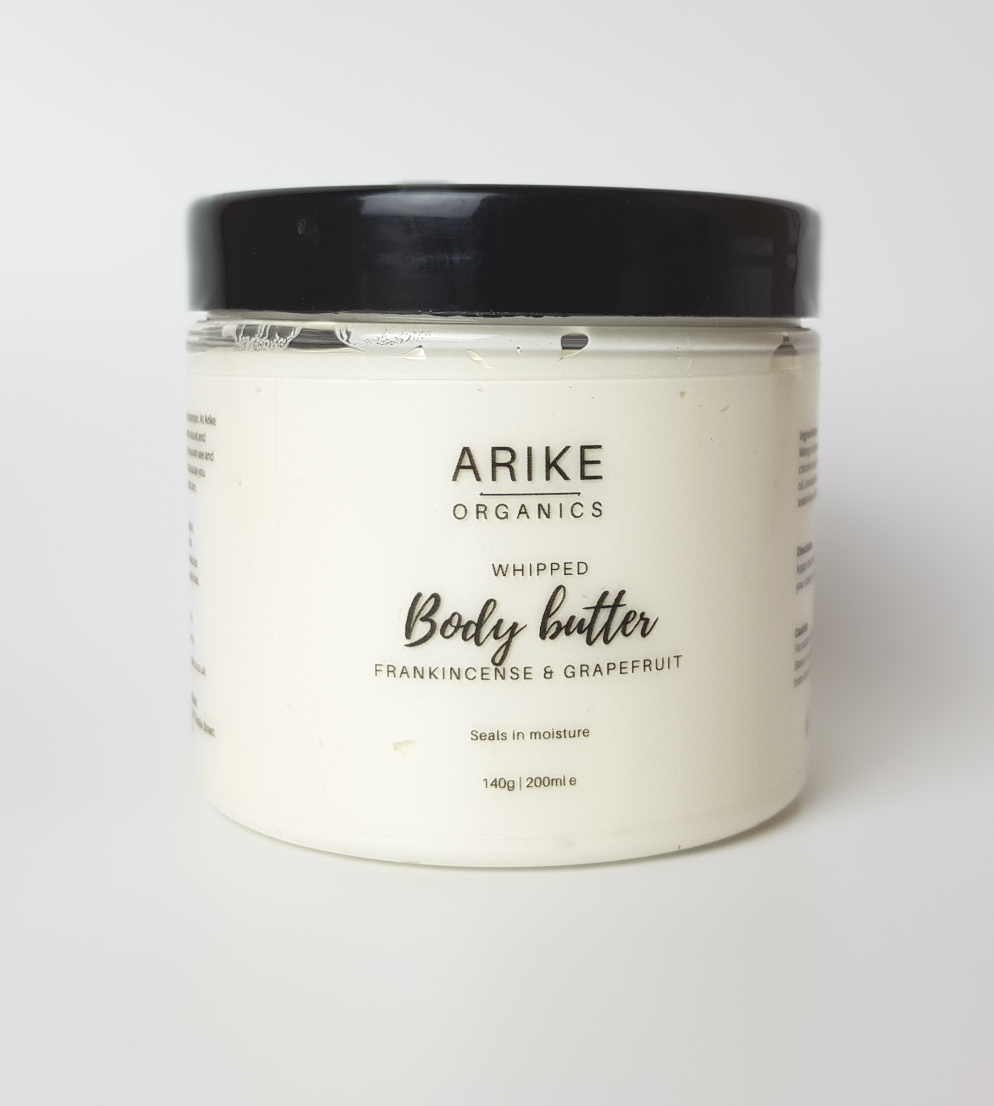 Frankincense & Grapefruit body butter - Arike organics